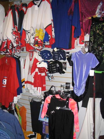 Hockey gear & figure skating apparel